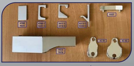 PONTEIRA ARAPUXE P/ PERFIL DE LED 238 CINZA-