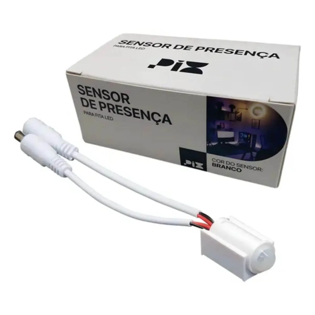 SENSOR SIMPLES DE PORTAS PARA FITA LED BRANCO