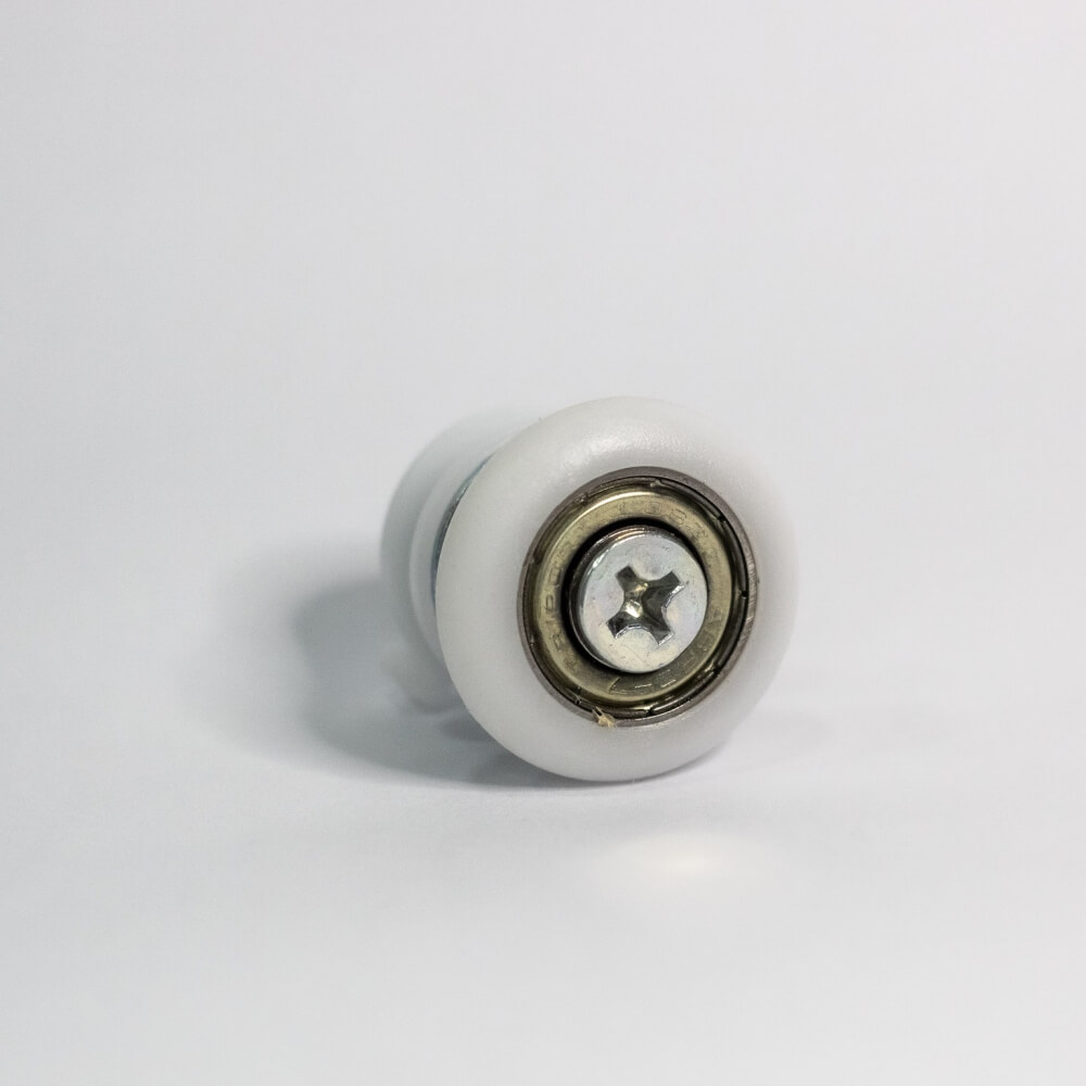 ROLDANA P/ VIDRO TEMPERADO EXCENTRICA C/ ROLAMENTO 10MM