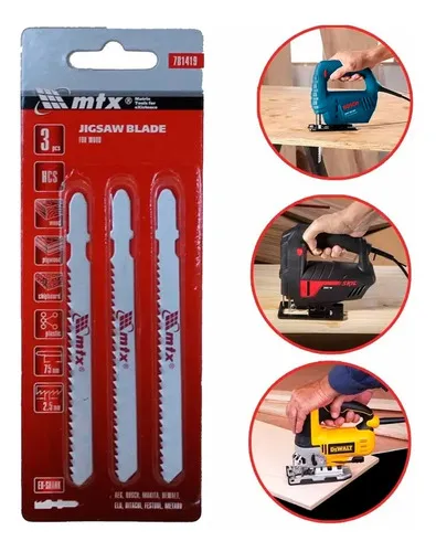 LAMINA SERRA TICO-TICO MADEIRA C/ 3 UNIDADES